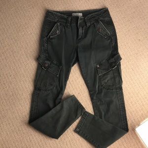 free people cargo pants (skinny)